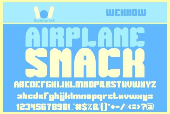 Airplane Snack: A Playful Display Font That Lifts Your Web Design