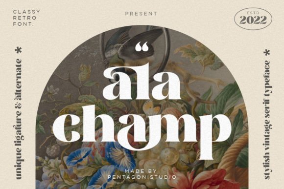 Ala Champ: A Display Font That Feels Like a Smile