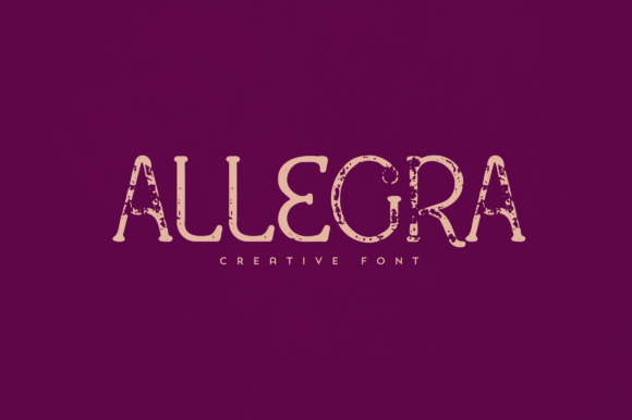 Allegra: A Display Font That Elevates Digital Branding