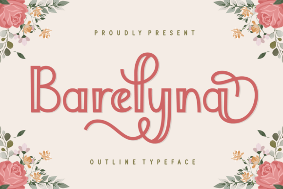 Barelyna: A Handwritten Display Font for Editorial Elegance