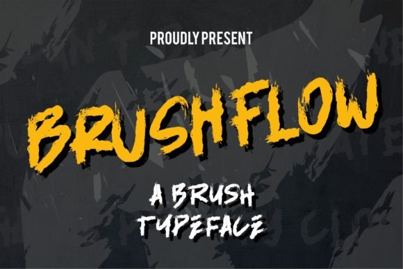 Brushflow Display Font for Handmade Creators