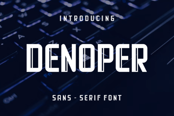 Denoper: A Display Font That Elevates Real Branding Work