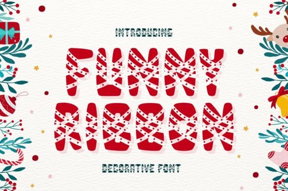 Funny Ribbon: A Playful Display Font for Editorial Charm
