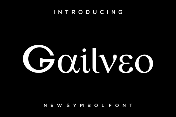 Gailveo: A Display Font That Makes Handmade Details Shine