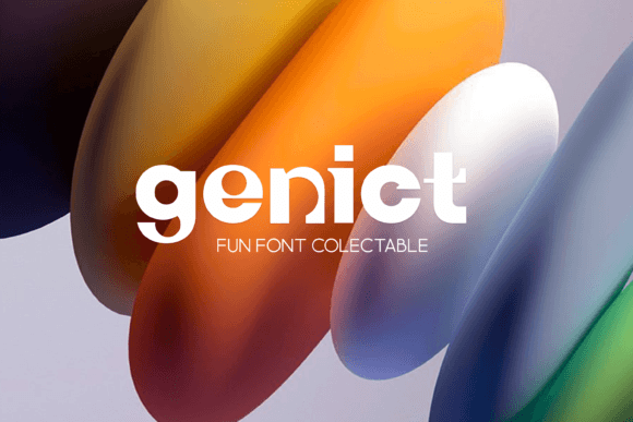 Genict: A Display Font That Makes Your Brand Feel Intentional
