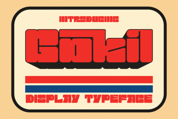 Gokil: A Bold, Rounded Display Font for Editorial Impact