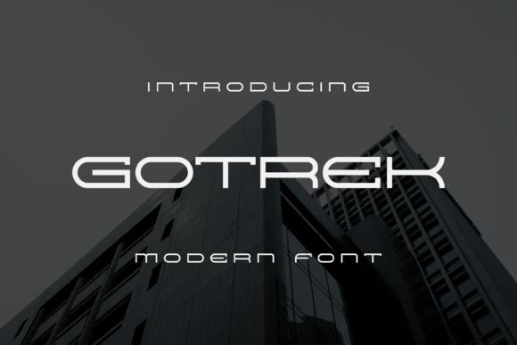 Gotrek Display Font for Handmade Creators
