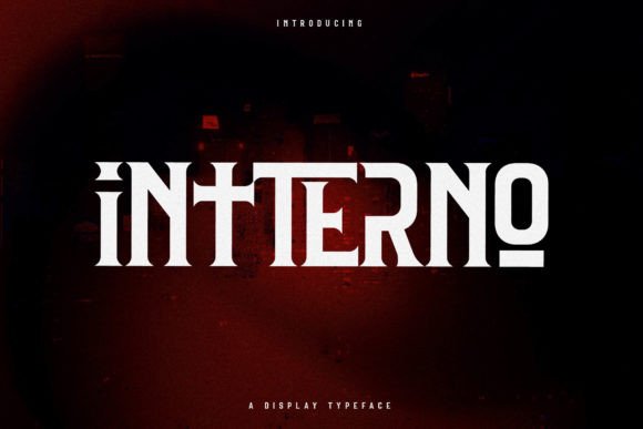 Intterno: A Dramatic Display Font That Elevates Digital Branding