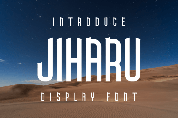 Jiharu: A Modern Display Font for Editorial Design