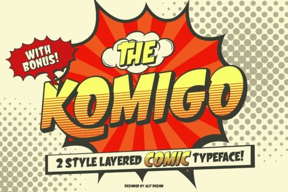 Komigo: A Bold Display Font for Standout Digital Branding