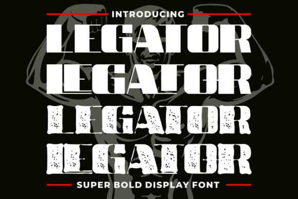 Legator: A Bold Display Font for Handmade Labels & Creative Products