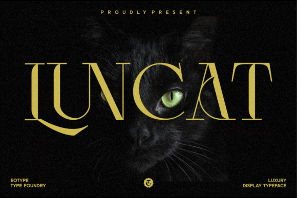 Luncat: A Modern Serif Display Font That Elevates Handmade Design