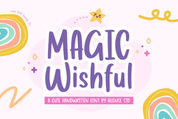 Magic Wishful: A Handwritten Display Font with Gentle Editorial Charm