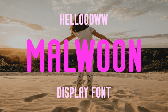 Malwoon: A Display Font That Earns Its Space