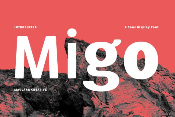 Migo: A Modern Display Font for Editorial Design