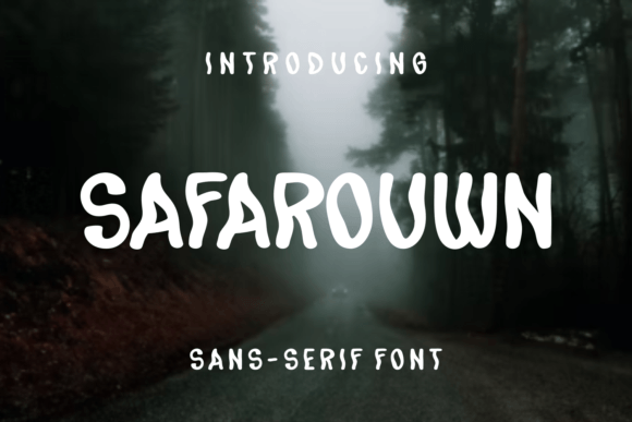 Safarouwn: A Display Font That Makes Your Headlines Instantly Recognizable