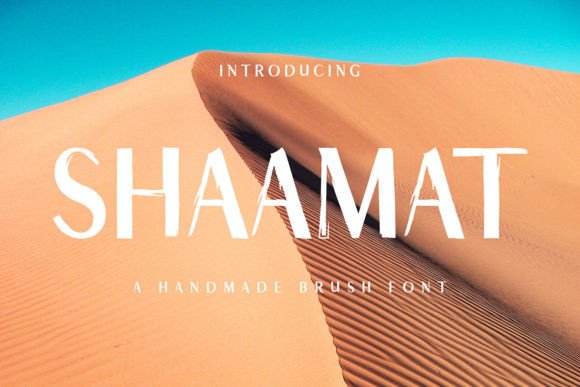 Shaamat: A Thoughtful Display Typeface for Editorial Calm