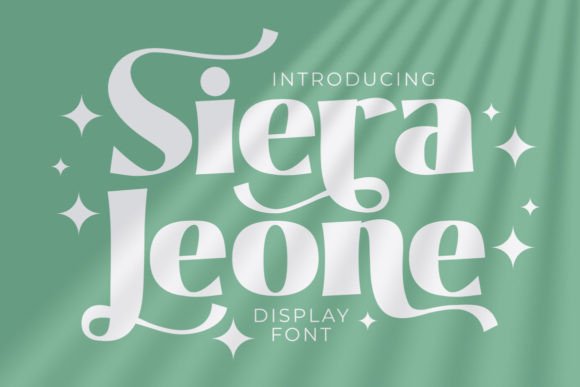 Siera Leone: A Bold Display Font That Elevates Real Small Business Branding