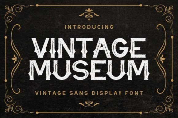 Vintage Museum: A Display Font That Feels Like Handpicked Charm