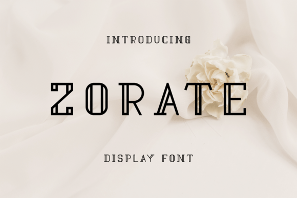Zorate: A Modern Display Font That Elevates Your Brand